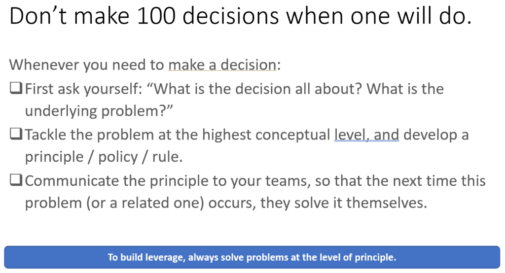 Team Management Principle 1 